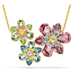 Swarovski Idyllia arany színű nyaklánc színes kristályokkal 5721668