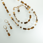 Coeur de Lion GeoCUBE iconic pearl mocha mousse ékszer szett CDL010 Coeur de Lion GeoCUBE iconic pearl mocha mousse ékszer szett CDL010