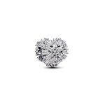 Pandora ékszer Szikrázó szív ezüst charm 794240C01