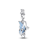 Pandora ékszer Kék pillangó függő ezüst charm 794241C01