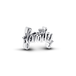 Pandora ékszer Kézzel írt Family ezüst charm 794250C01