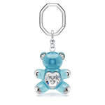 Swarovski Kék Teddy maci kulcstartó kristállyal 5733826
