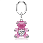 Swarovski Rózsaszín Teddy maci kulcstartó kristállyal 5735365