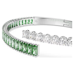 Swarovski Matrix ezüst színű karperec zöld kristállyal 5722461