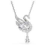 Swarovski Ezüst színű hattyú nyaklánc függő kristállyal 5723387