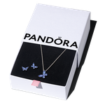Pandora ékszer Szikrázó kék pillangó ezüst ékszer szett PSZ105
