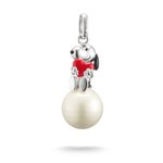 Thomas Sabo Snoopy szívvel ezüst medál hógömbön PE991-664-14