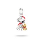 Thomas Sabo Mikulás sapkás Snoopy és Woodstock ezüst connect charm CC1307-427-7