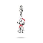 Thomas Sabo Mikulás sapkás Snoopy ezüst charm 2227-664-10