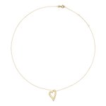 Jackie Gold Szerelem ünnep 14K arany nyaklánc JKN25.555