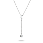 Thomas Sabo Y ezüst nyaklánc áttetsző cirkónia kövekkel KE2364-051-14-L50V