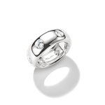 Thomas Sabo Ezüst vastag gyűrű cirkónia kövekkel 