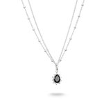 Thomas Sabo  True romance fekete köves ezüst nyaklánc KE2294-643-11-L45V
