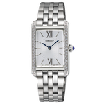 Seiko Classic ezüst színű kristályberakásos női quartz karóra SWR091P1