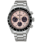 Seiko  Prospex Speedtimer 'Youngtimer' rózsaszín számlapos solar férfi karóra SSC963P1 