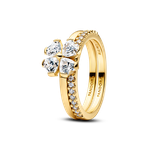 Pandora Szikrázó lóhere osztható shine gyűrű 