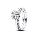 Pandora Szikrázó lóhere osztható ezüst gyűrű 