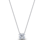 Pandora Szikrázó lóhere ezüst nyaklánc 394502C01-45