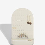 Stackers Lenvászon és drapp fülbevaló tartó 76858