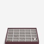 Stackers Bordó classic 25 fakkos ékszertálca 76864