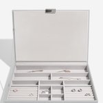 Stackers Szürke pebble supersize fedeles ékszerdoboz 74504
