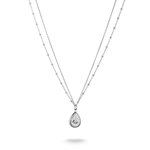 Thomas Sabo Elyndra dupla soros ezüst nyaklánc csepp alakú medállal KE2333-051-15-L45V