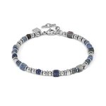 Nomination InstinctStyle sötétkék-ezüst férfi karkötő 027935-034