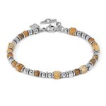 Nomination InstinctStyle barna-ezüst férfi karkötő 027935-088