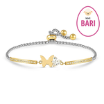 Nomination Millelucci bicolor állítható karkötő pillangóval és szívvel 028021-010