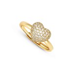 Nomination LifePoetry domború szív aranyozott ezüst gyűrű 242700-006