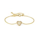 Nomination LifePoetry domború szív aranyozott ezüst karkötő 242701-006