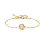 Nomination LifePoetry domború virág aranyozott ezüst karkötő 242701-012