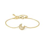 Nomination  LifePoetry domború hold aranyozott ezüst karkötő 242701-024