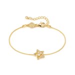 Nomination Dream Beats aranyozott ezüst karkötő csillag medállal 242601-009