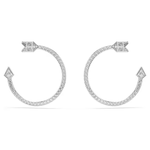 Swarovski Idyllia ezüst színű karika fülbevaló 5741522