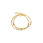 Coeur de Lion Joyful arany-arany dupla soros karkötő 4460/30-1600