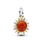 Pandora Szikrázó nap kéttónusú függő charm 764703C01