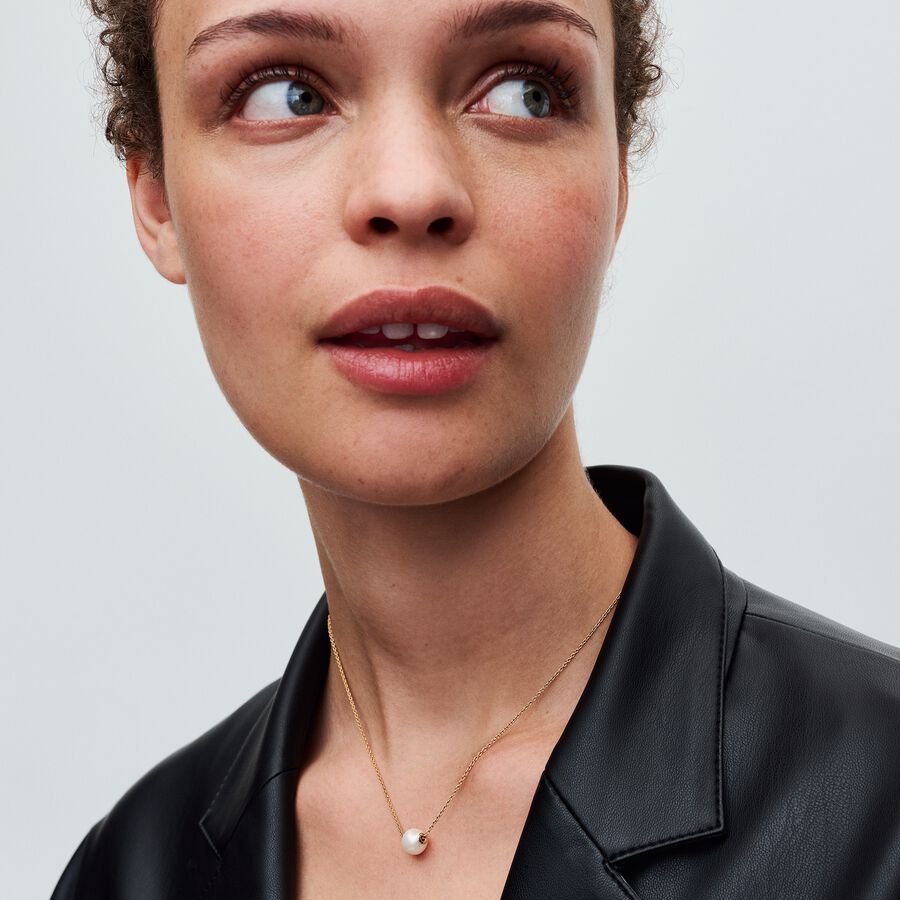 Pandora ékszer Shine collier nyaklánc tenyésztett gyönggyel