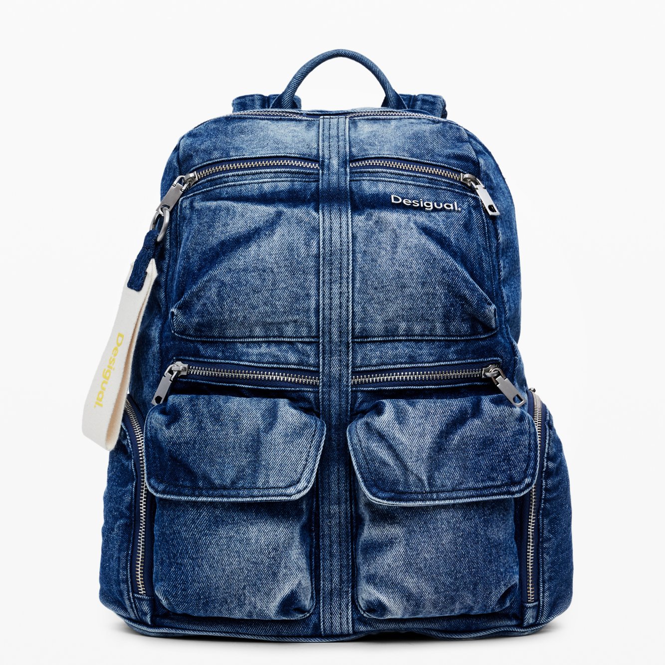 Desigual BACK_HALF LOG, U, 5053 DENIM MEDIUM WASH, Blue, 27.2, Casual