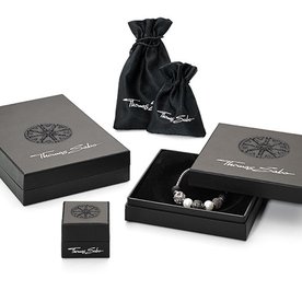 Thomas Sabo Pávé koponya ezüst karma gyöngy cirkóniával K0065-051-11