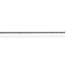 Thomas Sabo Feketített csavart ezüst nyaklánc 
