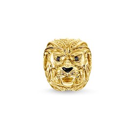 Thomas Sabo  Oroszlán 18K arannyal bevont ezüst karma gyöngy K0246-565-39