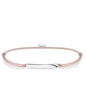 Thomas Sabo Drap textil karkötő gravírozható ezüst lappal LS011-173-19-L20