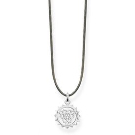 Thomas Sabo Állítható textil choker ezüst csakra medállal LSKE011-401-5-L80