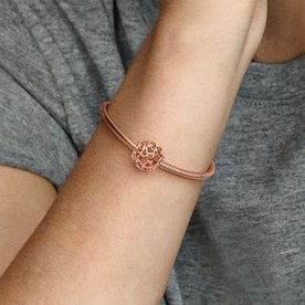 Pandora ékszer Tárd ki a szíved rozé charm 780964