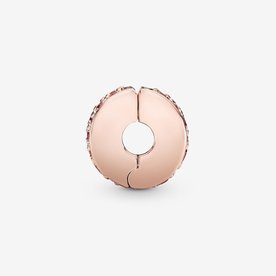 Pandora ékszer Rózsaszín ragyogó elegancia szilikonos rozé klip 781817PCZ