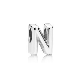 Pandora ékszer N betű charm 797468