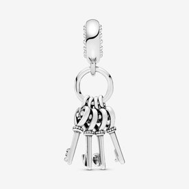 Pandora ékszer Kulcscsomó ezüst charm 797654NPMMX