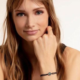 Thomas Sabo Textil karkötő ezüst lappal gyöngyházzal LS084-907-11-L22