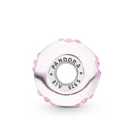 Pandora ékszer Rózsás muránói üveg charm 797901
